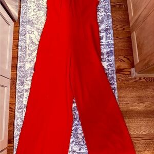 Julia Jordan Vibrant Red Jumpsuit